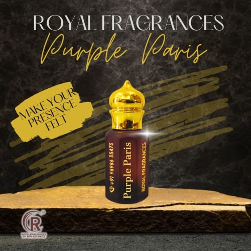 Purple Paris Attar - Sophisticated Aroma by Royal Fragrances Purple Paris Attar - Sophisticated Aroma by Royal Fragrances