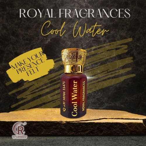 Cool Water Attar - Fresh Aquatic Musky Fragrance by Royal Fragrances Cool Water Attar - Fresh Aquatic Musky Fragrance by Royal Fragrances