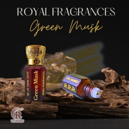 Green Musk Attar - Fresh Herbal Musky Fragrance by Royal Fragrances