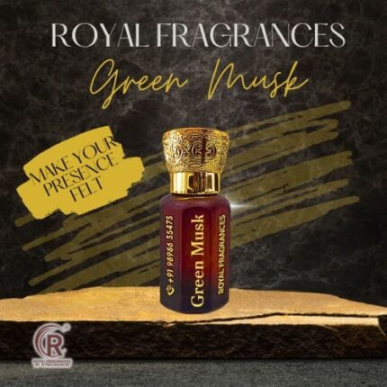 Green Musk Attar - Fresh Herbal Musky Fragrance by Royal Fragrances