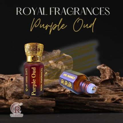 Purple Oud Attar - Rich Oud Floral Fragrance by Royal Fragrances