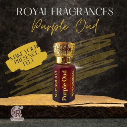 Purple Oud Attar - Rich Oud Floral Fragrance by Royal Fragrances