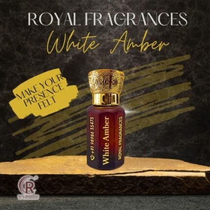 White Amber Attar - Soft Musky Amber Fragrance by Royal Fragrances