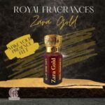 Zara Gold Attar - Warm Sweet Amber Fragrance by Royal Fragrances